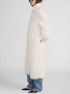 The Shaggy Coat -- Cream -Frame Fashion Shop WP26KJA001 CREA 0596
