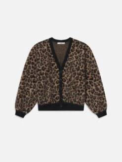 The Brushed Leopard Cardi -- Leopard
