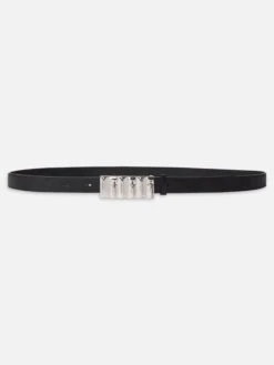 Sculptural Belt -- Black