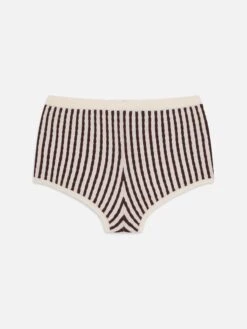 The Cable Shorts -- Burgundy Multi -Frame Fashion Shop WS25KST003 BRGM B