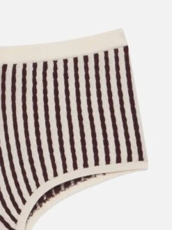 The Cable Shorts -- Burgundy Multi -Frame Fashion Shop WS25KST003 BRGM DET