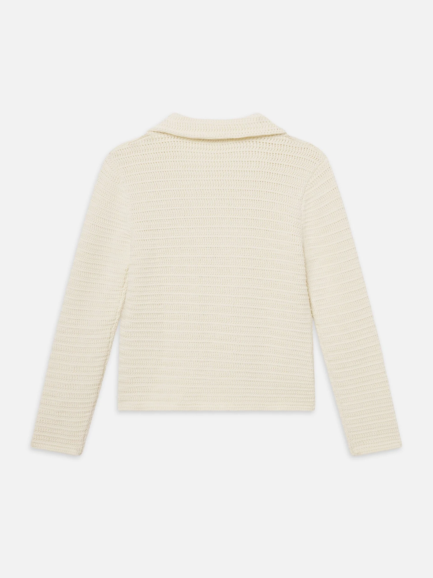 The Crochet Blazer -- Cream 5 The Crochet Blazer -- Cream - Image 5