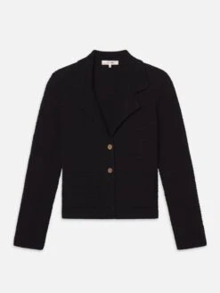 The Crochet Blazer -- Black