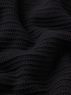 The Crochet Blazer -- Black -Frame Fashion Shop WS25KSW024 BLK FABRICDETAIL