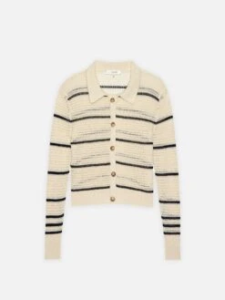 The Shrunken Cardi -- Cream Multi