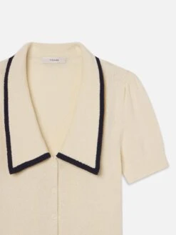 The Sailor Sweater -- Cream Multi -Frame Fashion Shop WS25KSW054 CREM DET