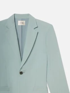 The Slim Blazer -- Robin's Egg Blue -Frame Fashion Shop WS25WBZ006 REGB DTL
