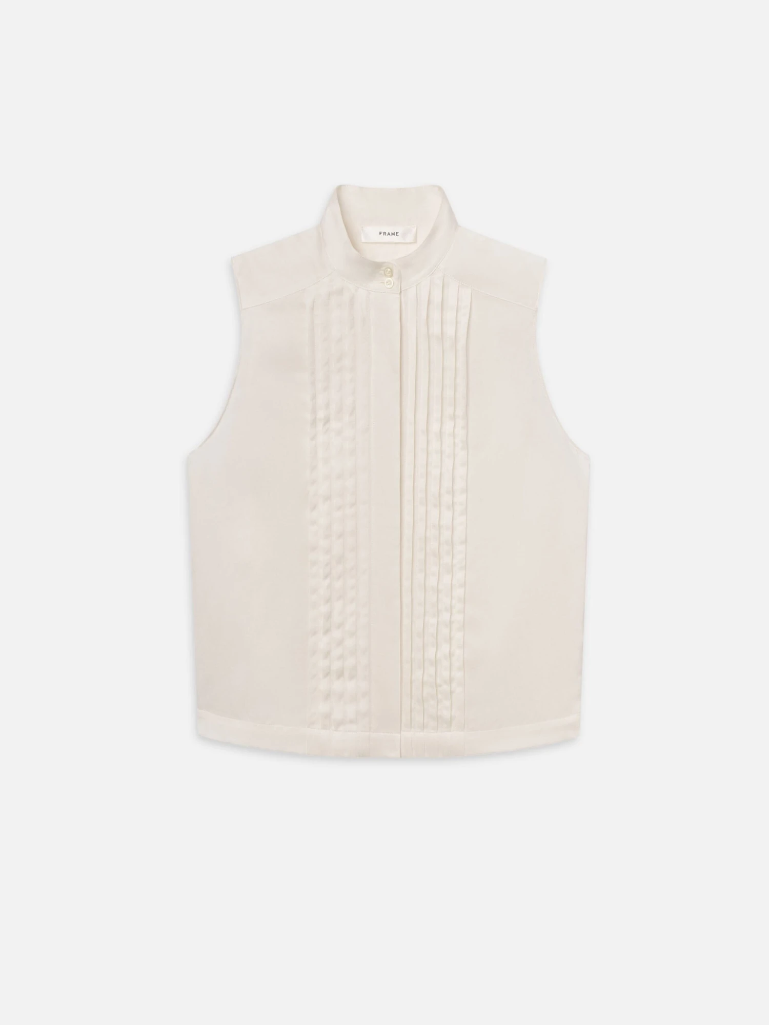 The Tux Blouse -- Alabaster 1 The Tux Blouse -- Alabaster