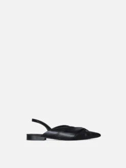 Camille Slingback Flat -- Black